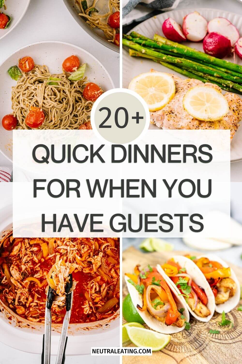 20 Quick Dinners for When You Have Guests