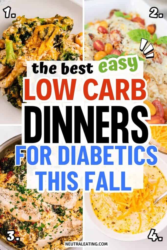 Diabetic Low Carb Dinners Only! Quick Keto Meals for Fall.