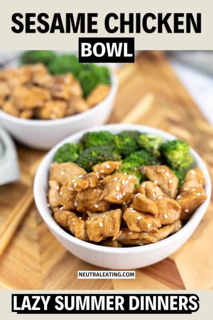 Summer Sesame Chicken and Vegetables Recipe! Quick Lazy Asian Chicken.