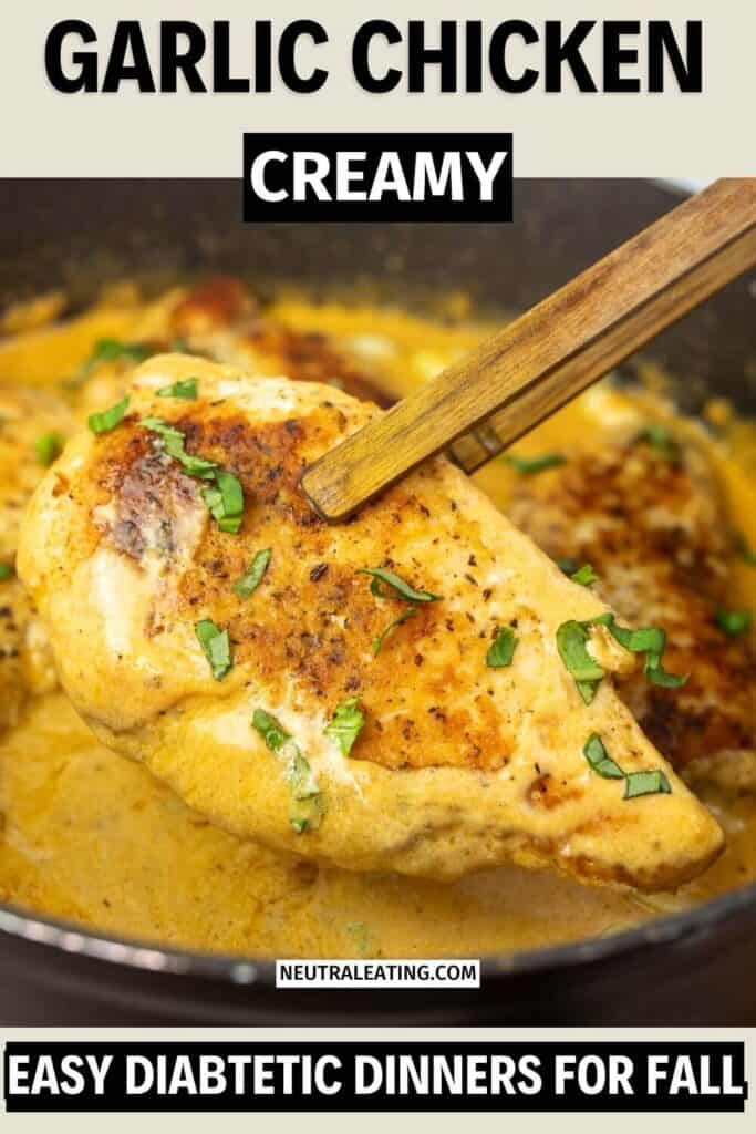 Garlic Chicken for Diabetics! Best Fall Dinners for Kids.