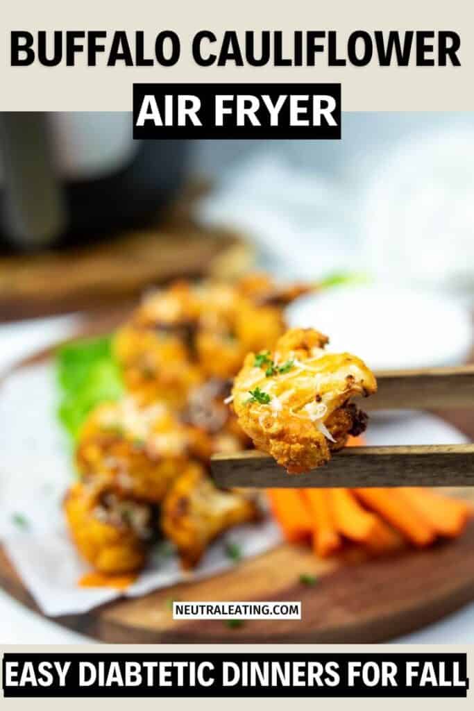 Diabetic Buffalo Cauliflower Recipe! Quick Dinner Side Dish.