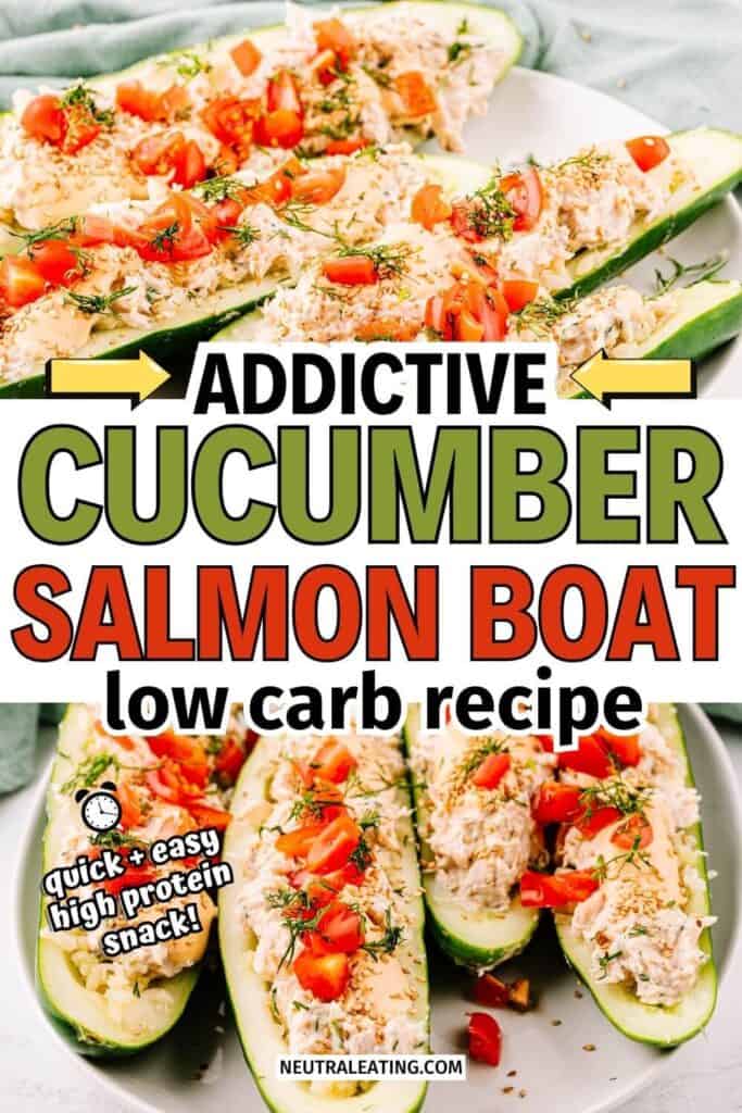 Healthy Cucumber Boats Recipe! Delicious Lunch Ideas.