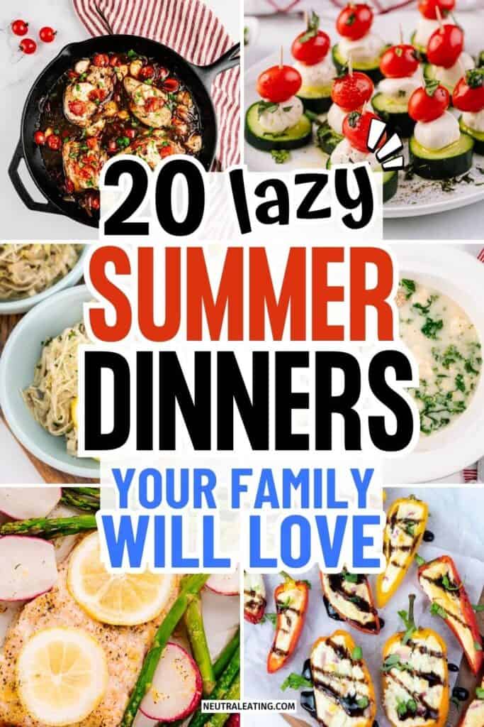 Easy Dinners for Lazy People! Best Summer Dinners for Family.