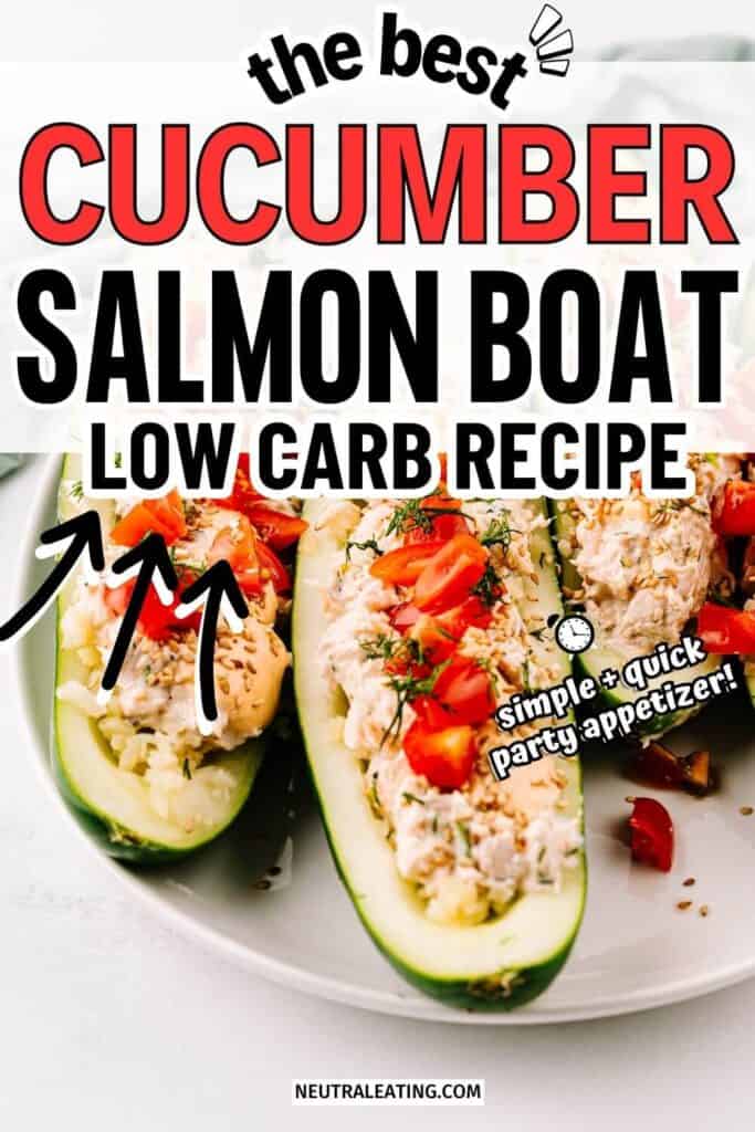 Best Cucumber Boat Recipe! Make Ahead Lunch Ideas.