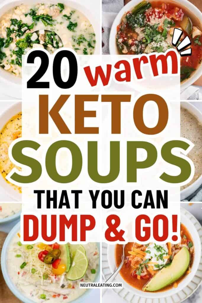 Best Keto Soup Recipes: comfort food entrees, lazy weekend recipe, low carb soups keto
