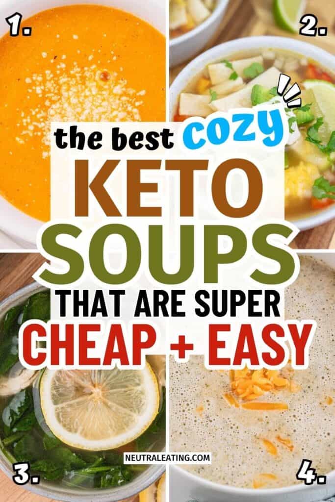 Best Keto Soup Recipes: lazy meal healthy crockpot meals gluten free quick and easy low carb soup