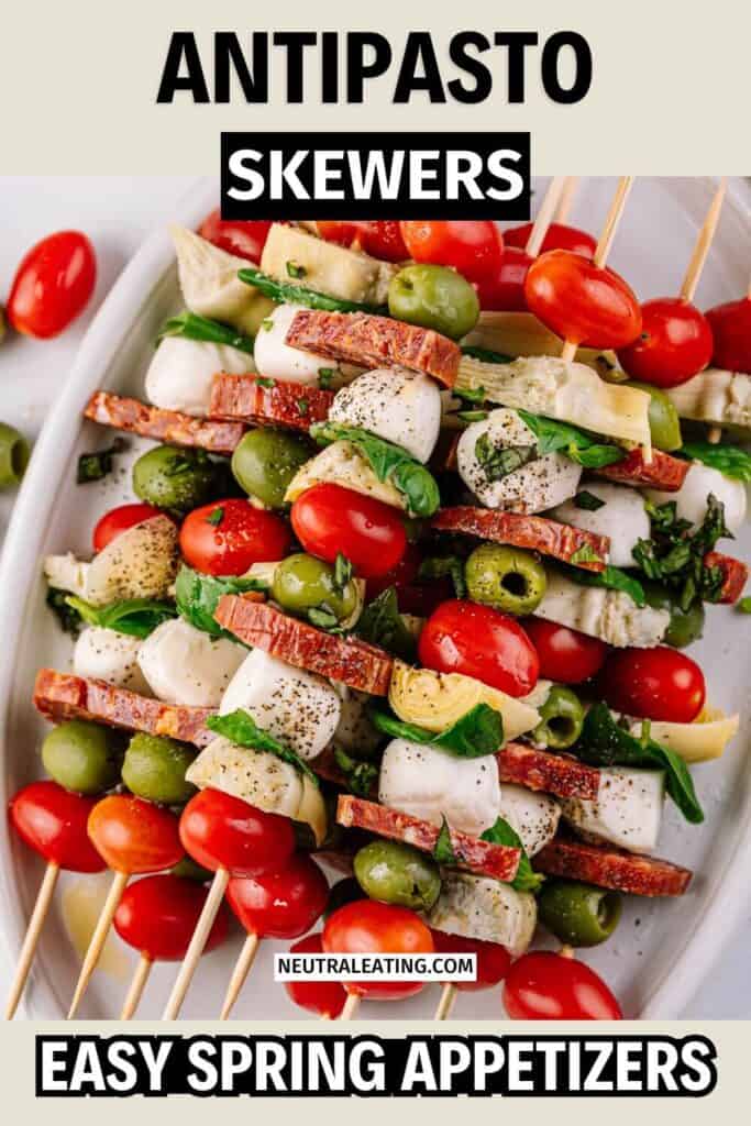 Easy Spring Appetizers: make ahead dinner party menu ideas, good potluck appetizers, quick and easy dishes for potluck
