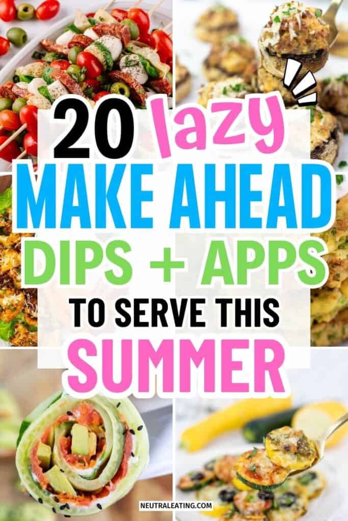 Summer Dips and Appetizers: potluck dishes ideas, finger food dinner ideas, low carb appetizers finger foods healthy