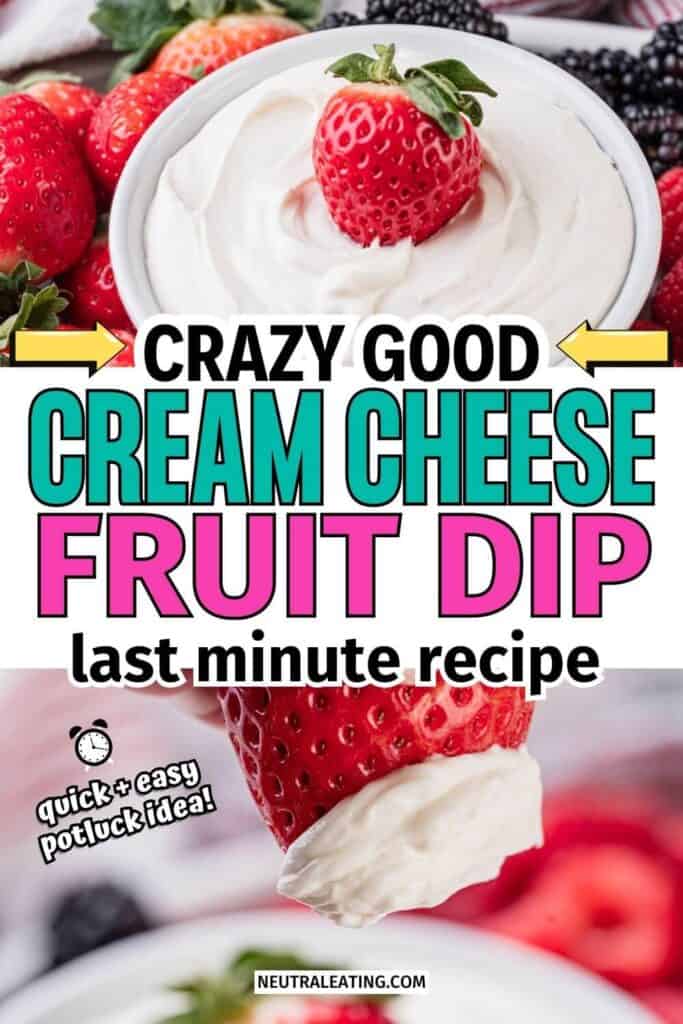 Low Carb Fruit Dip Recipe: fruit dip and fruit, blueberry cream cheese fruit dip, cream cheese fruit dip charcuterie board