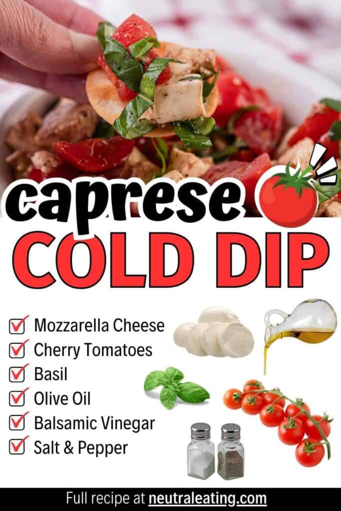 Caprese Dip Recipe: teenager party food ideas easy recipes, heavy appetizers, wedding appetizer ideas finger foods