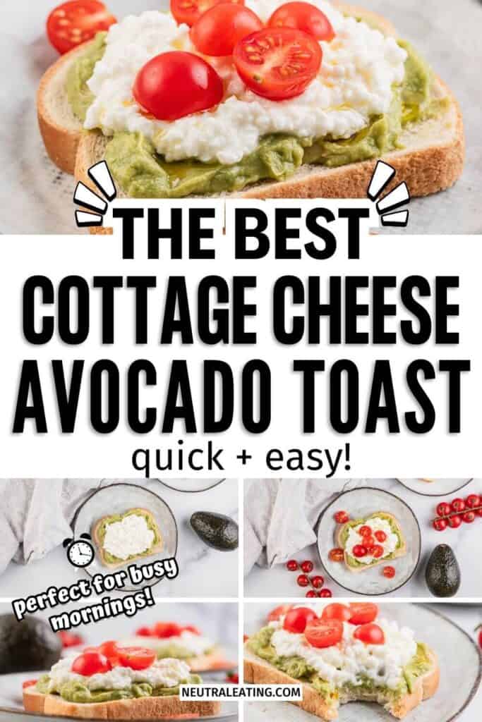 Cottage Cheese Avocado Toast Recipe: keto meals lunch, healthy lunch ideas one person, Low carb meals and snacks easy
