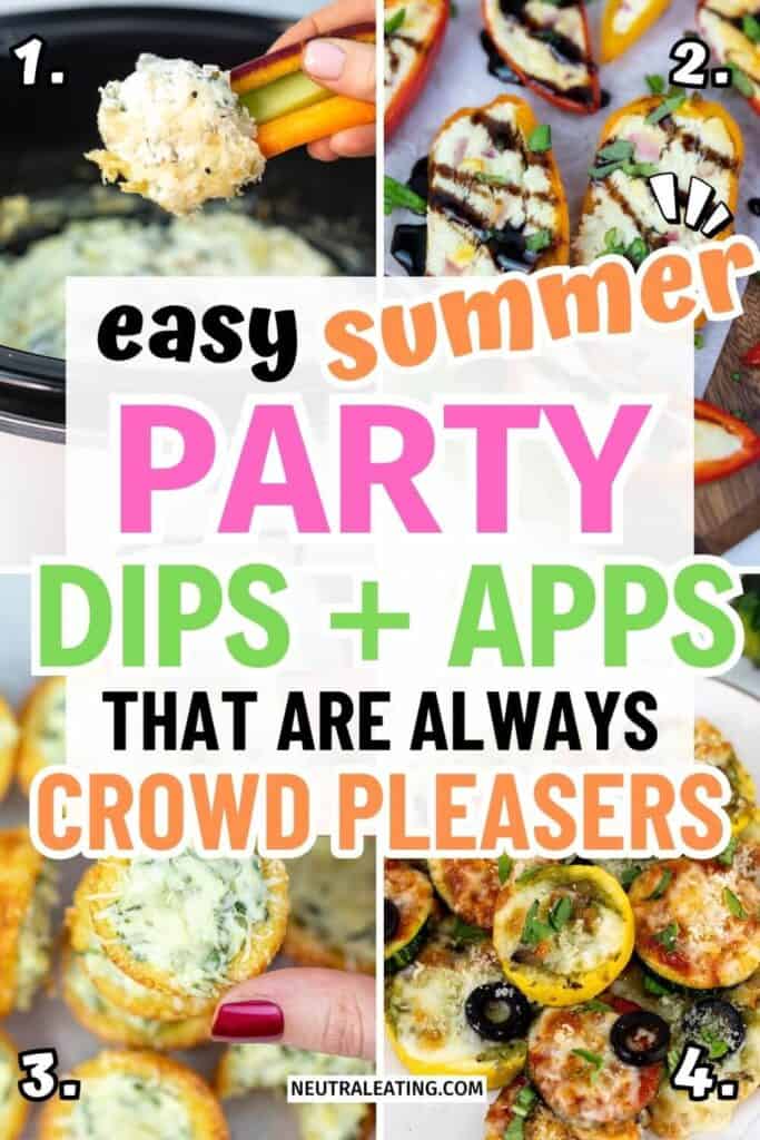 Summer Dips and Appetizers: finger foods for party appetizers parties, cheap finger foods for parties appetizers, appetizers for work potluck